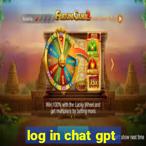 log in chat gpt